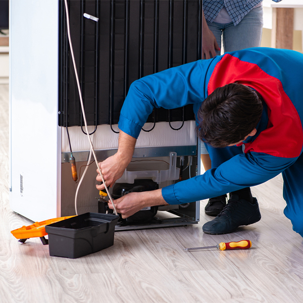 how much do you charge for refrigerator repair services in Neponset IL